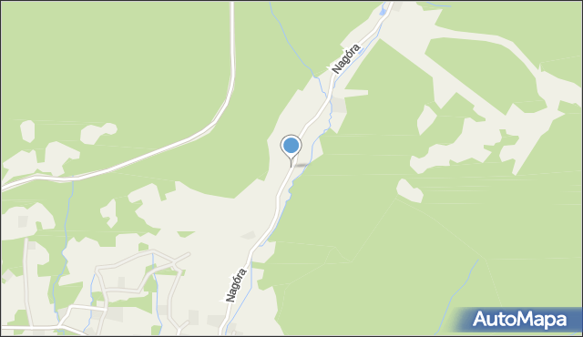 Jugów, Nagóra, mapa Jugów