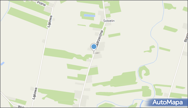 Karczewice, Nadrzeczna, mapa Karczewice