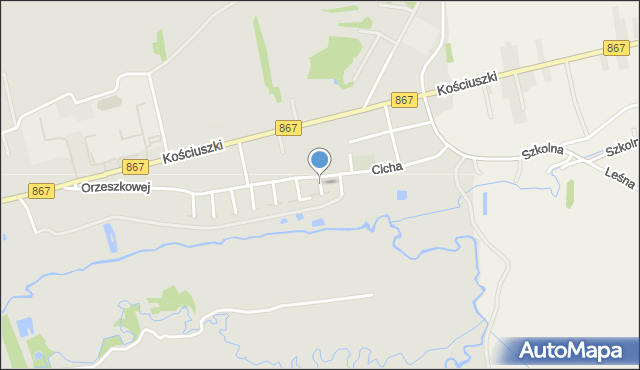 Lubaczów, Nałkowskiej Zofii, mapa Lubaczów