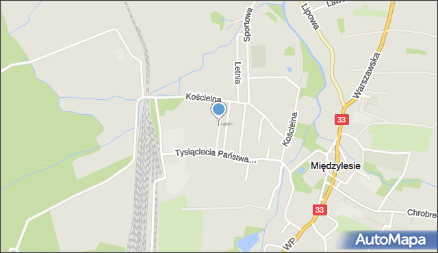 Międzylesie powiat kłodzki, Na Wzgórzu, mapa Międzylesie powiat kłodzki