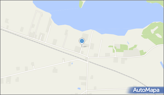 Mirakowo, Nad Jeziorem, mapa Mirakowo