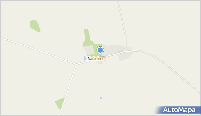 Naćmierz, Naćmierz, mapa Naćmierz