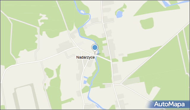 Nadarzyce gmina Jastrowie, Nadarzyce, mapa Nadarzyce gmina Jastrowie