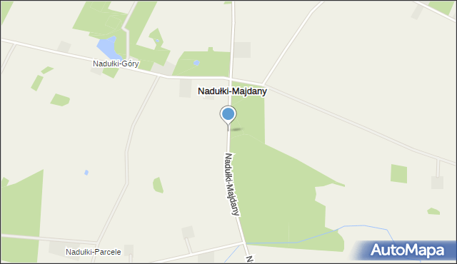 Nadułki-Majdany, Nadułki-Majdany, mapa Nadułki-Majdany