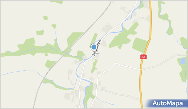 Nagodzice, Nagodzice, mapa Nagodzice