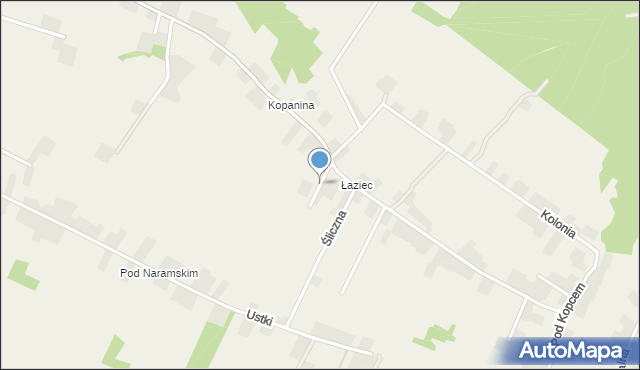 Narama, Na Stoku, mapa Narama