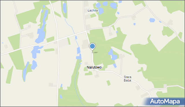 Narutowo, Narutowo, mapa Narutowo