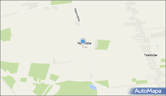 Nawrotów, Nawrotów, mapa Nawrotów