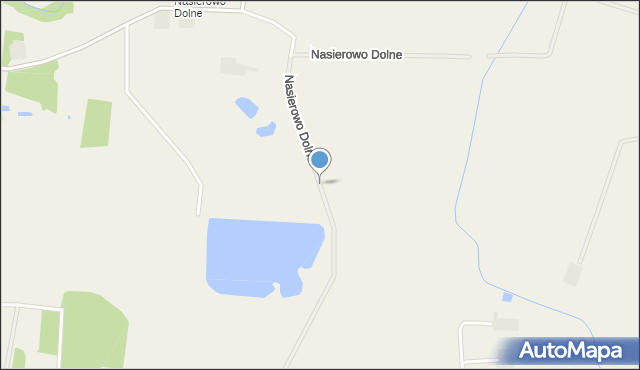 Osipy-Wydziory Pierwsze, Nasierowo Dolne, mapa Osipy-Wydziory Pierwsze