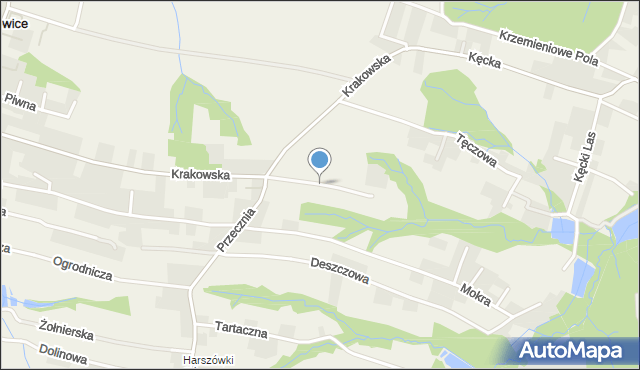 Pisarzowice gmina Wilamowice, Naglikowe Pole, mapa Pisarzowice gmina Wilamowice