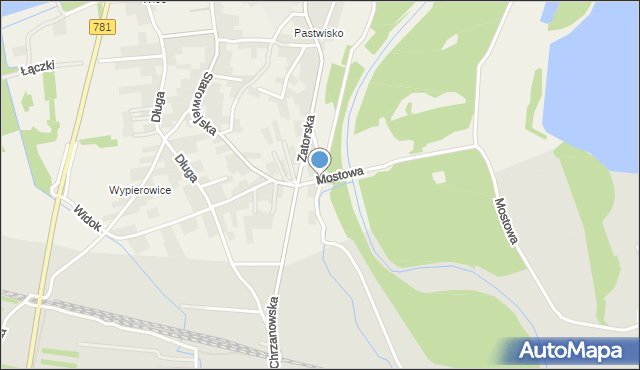 Podolsze, Nad Skawą, mapa Podolsze