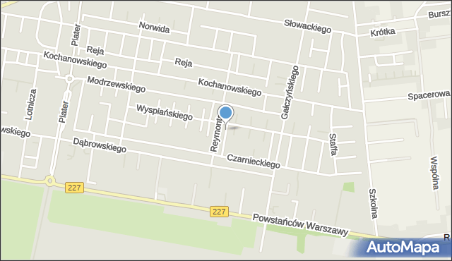 Pruszcz Gdański, Nałkowskiej Zofii, mapa Pruszcz Gdański