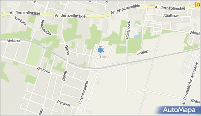 Reguły, Nawigacyjna, mapa Reguły