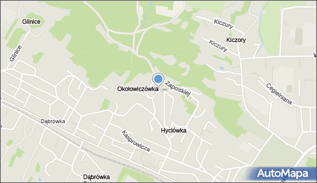 Sanok, Nałkowskiej Zofii, mapa Sanok