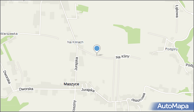 Smardzowice, Na Kliny, mapa Smardzowice