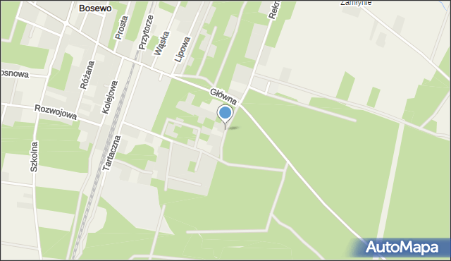 Stare Bosewo, Nadgórze, mapa Stare Bosewo