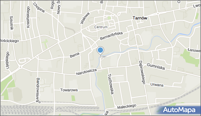 Tarnów, Najświętszej Marii Panny, mapa Tarnów