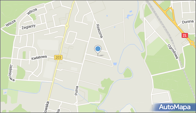 Ustka, Nad Słupią, mapa Ustka