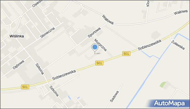 Wiślinka, Nadmorska, mapa Wiślinka