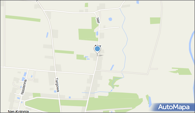 Ner, Ner, mapa Ner