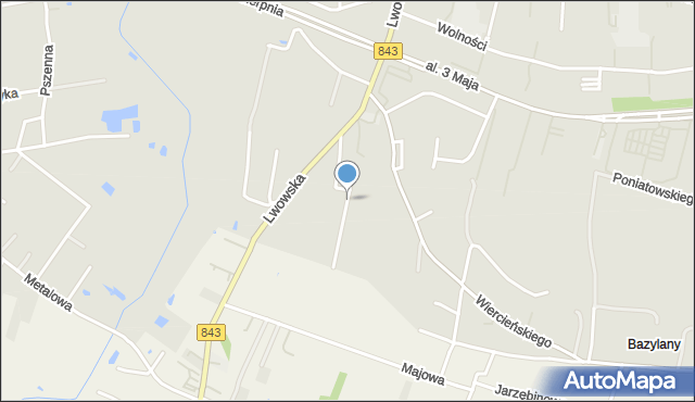Chełm, Niemcewicza Juliana Ursyna, mapa Chełma