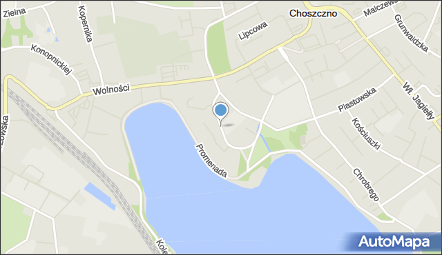 Choszczno, Niedziałkowskiego Mieczysława, mapa Choszczno