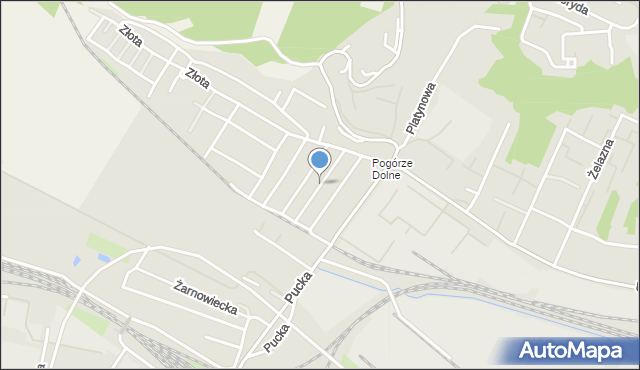 Gdynia, Niklowa, mapa Gdyni