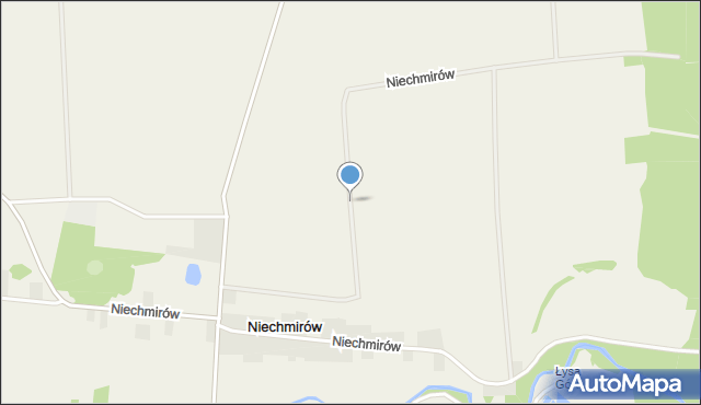 Niechmirów, Niechmirów, mapa Niechmirów