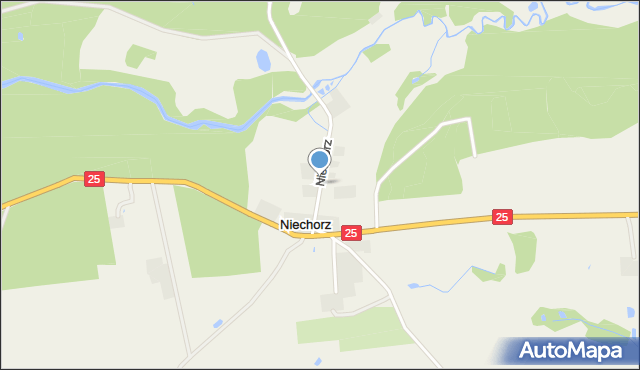 Niechorz, Niechorz, mapa Niechorz