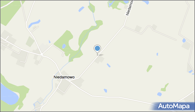 Niedamowo, Niedamowo, mapa Niedamowo