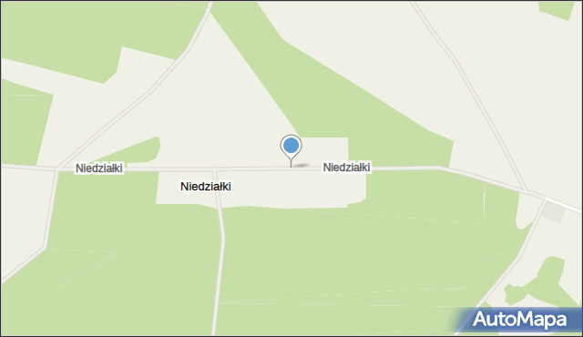 Niedziałki gmina Kuczbork-Osada, Niedziałki, mapa Niedziałki gmina Kuczbork-Osada