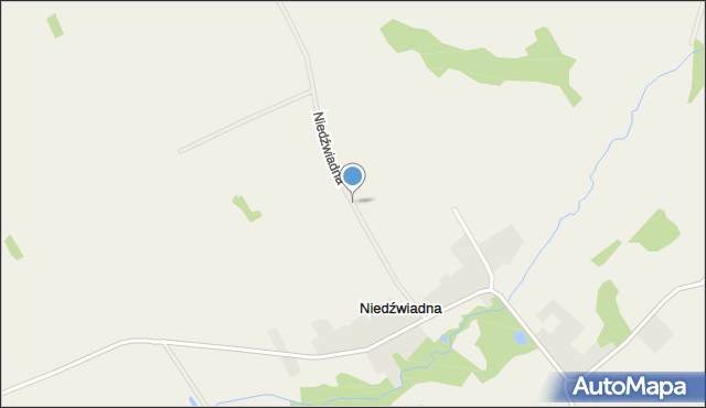 Niedźwiadna, Niedźwiadna, mapa Niedźwiadna