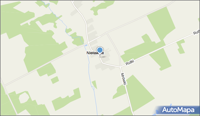 Nieławice, Nieławice, mapa Nieławice