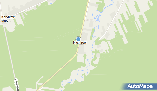 Niemirów gmina Frampol, Niemirów, mapa Niemirów gmina Frampol