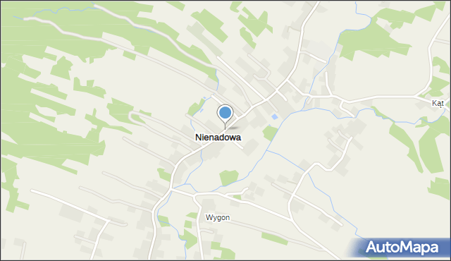 Nienadowa, Nienadowa, mapa Nienadowa