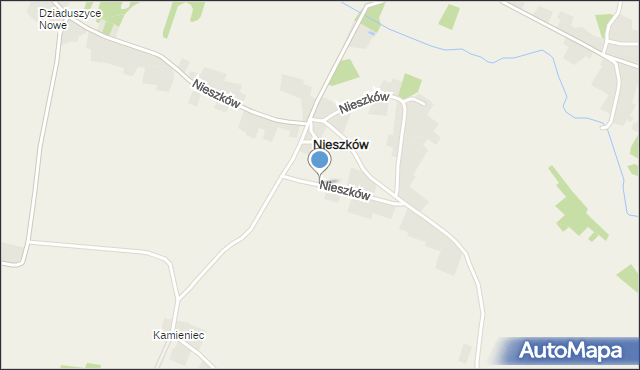 Nieszków, Nieszków, mapa Nieszków