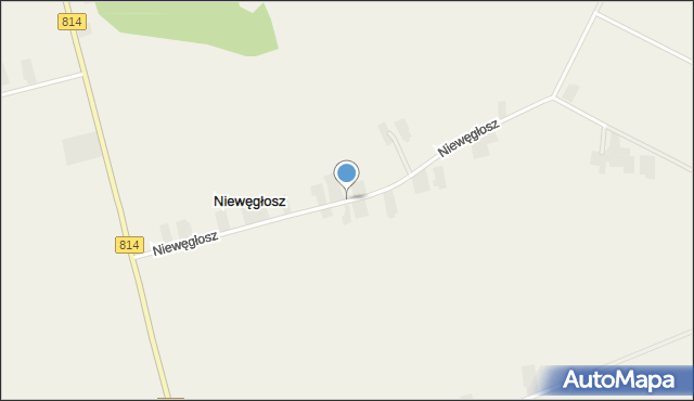 Niewęgłosz, Niewęgłosz, mapa Niewęgłosz