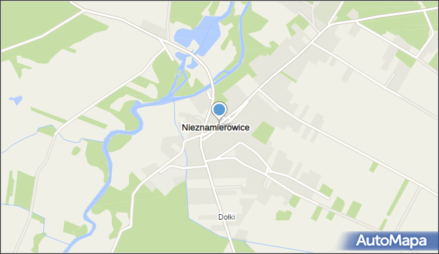 Nieznamierowice, Nieznamierowice, mapa Nieznamierowice