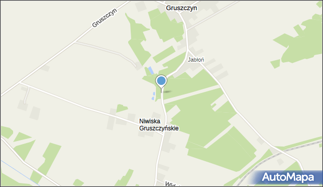 Niwiska Gruszczyńskie, Niwiska Gruszczyńskie, mapa Niwiska Gruszczyńskie