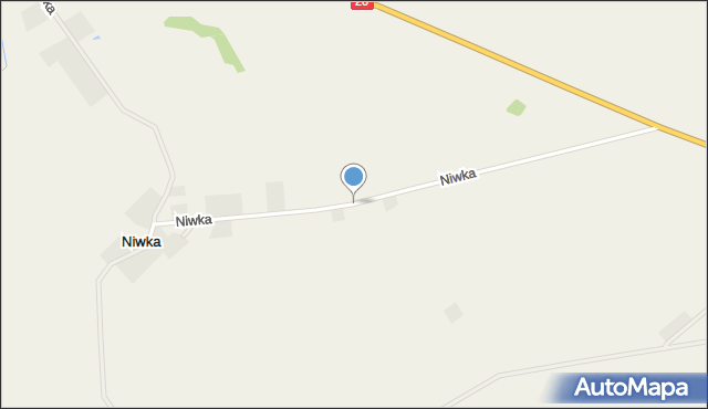 Niwka gmina Czaplinek, Niwka, mapa Niwka gmina Czaplinek