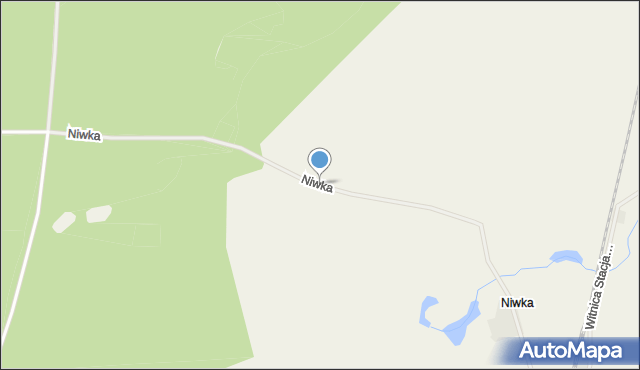 Niwka gmina Moryń, Niwka, mapa Niwka gmina Moryń