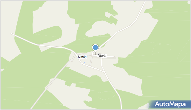 Niwki gmina Horyniec-Zdrój, Niwki, mapa Niwki gmina Horyniec-Zdrój