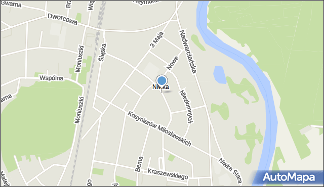 Puszczykowo powiat poznański, Niepodległości, mapa Puszczykowo powiat poznański