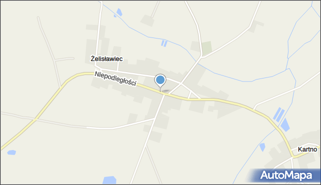 Żelisławiec, Niepodległości, mapa Żelisławiec