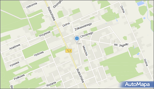 Bukowiec gmina Brójce, Nowa, mapa Bukowiec gmina Brójce