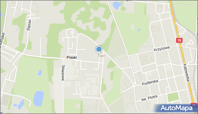 Chorzów, Nowaka Ignacego, dr., mapa Chorzów