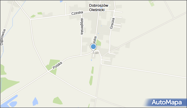 Dobroszów Oleśnicki, Norweska, mapa Dobroszów Oleśnicki