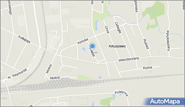 Gniezno, Norwida Cypriana Kamila, mapa Gniezna