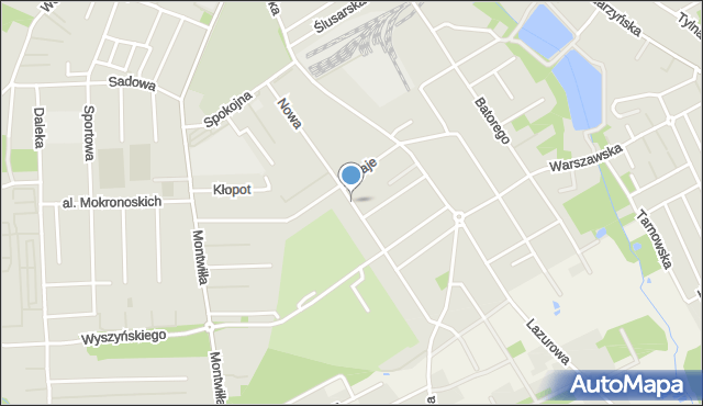 Grodzisk Mazowiecki, Nowa, mapa Grodzisk Mazowiecki