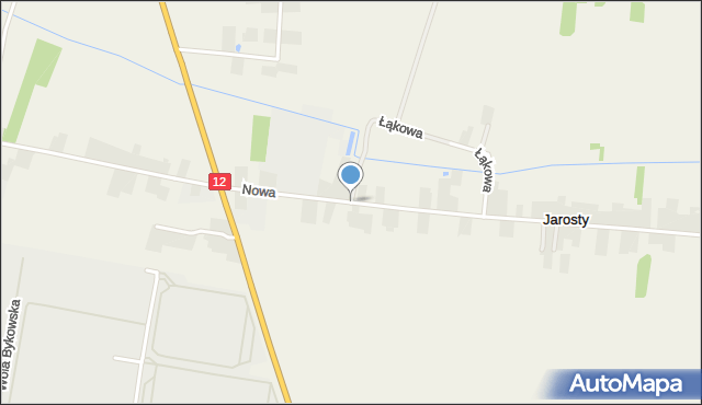 Jarosty, Nowa, mapa Jarosty